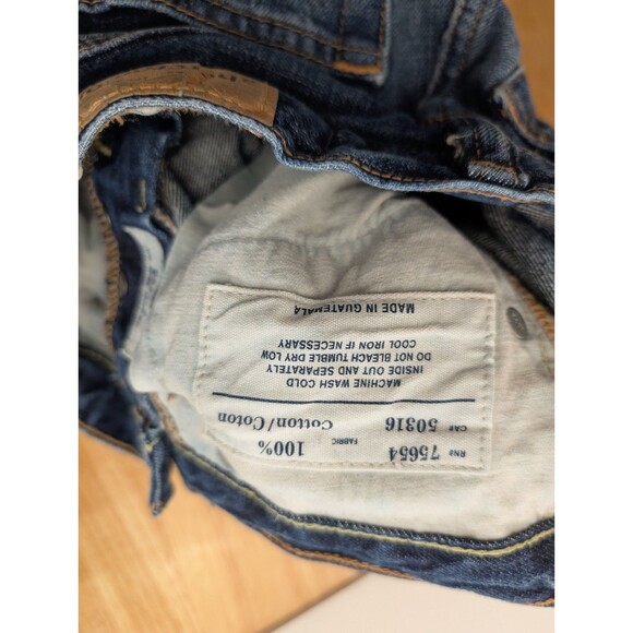 Abercrombie & Fitch Kids Baxter Jeans Sz 12 Slim Low Rise Boot boys - Picture 7 of 9